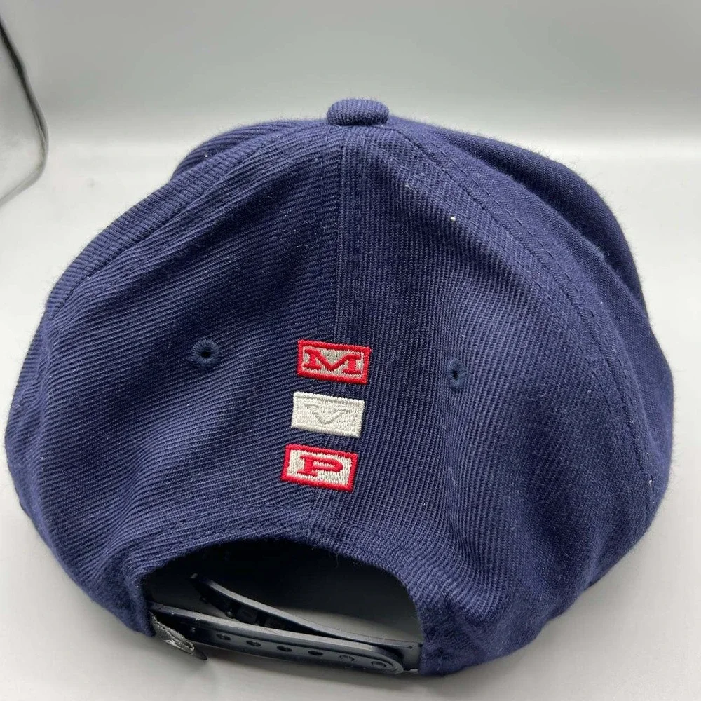 Air Jordan True Hat Men Navy White MVP Embroidered Jumpman Snap‎ Back Cap